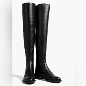 Stuart Weitzman Classic Black Keelan Riding Boots Like New! Original box.